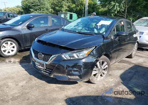 2021 Nissan Versa Sv Xtronic Cvt from USA, damaged, VIN 3N1CN8EV3ML861492